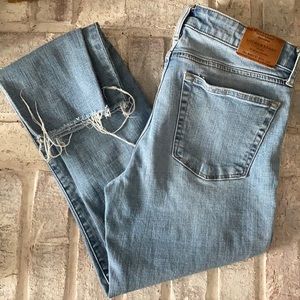 lucky brand raw hem ava midrise 6
